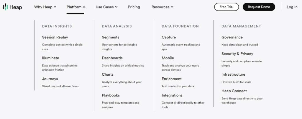 Heap features