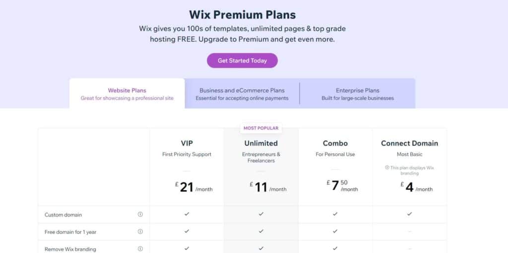 Wix website builder pricing, best-website-builders-for-small-business