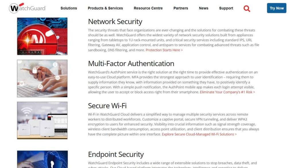 Watchguard Firebox solutions