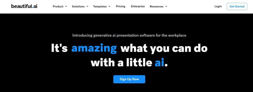 Beautiful.ai presentation software