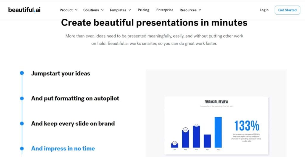Beautiful.ai presentation software how to use 