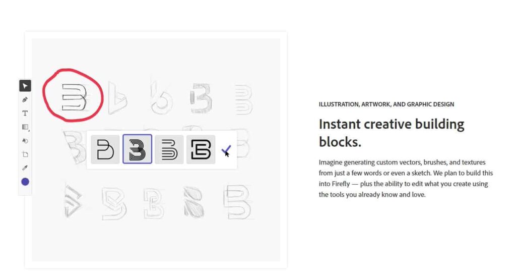 Adobe Firefly, Instant Creative Building Blocks