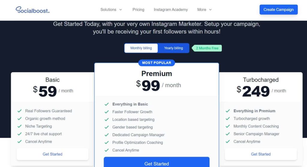 Social Boost, Pricing