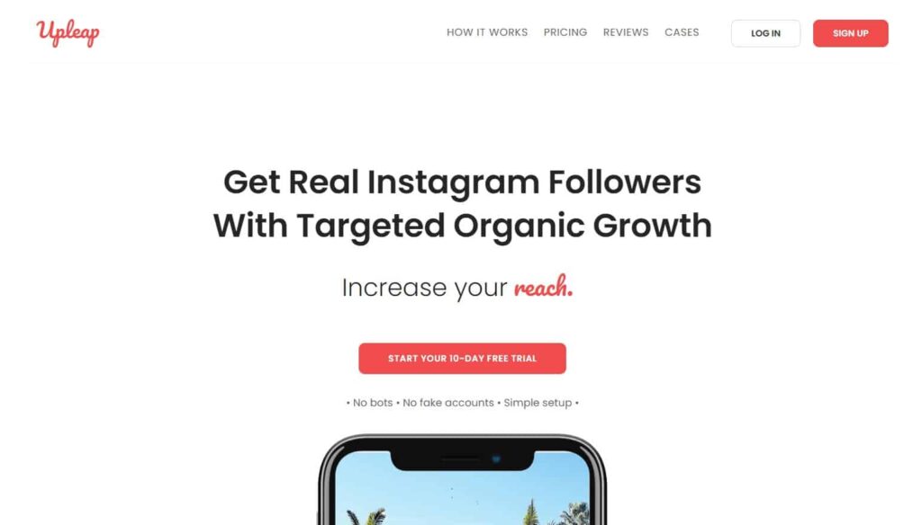 Upleap, Instagram Growth Services