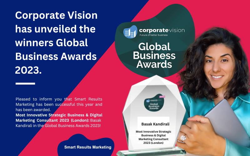 Corporate Vision Magazine. AI Global Media Award Winner 2023 Most Innovative Business and Digital Marketing Consultant 2023